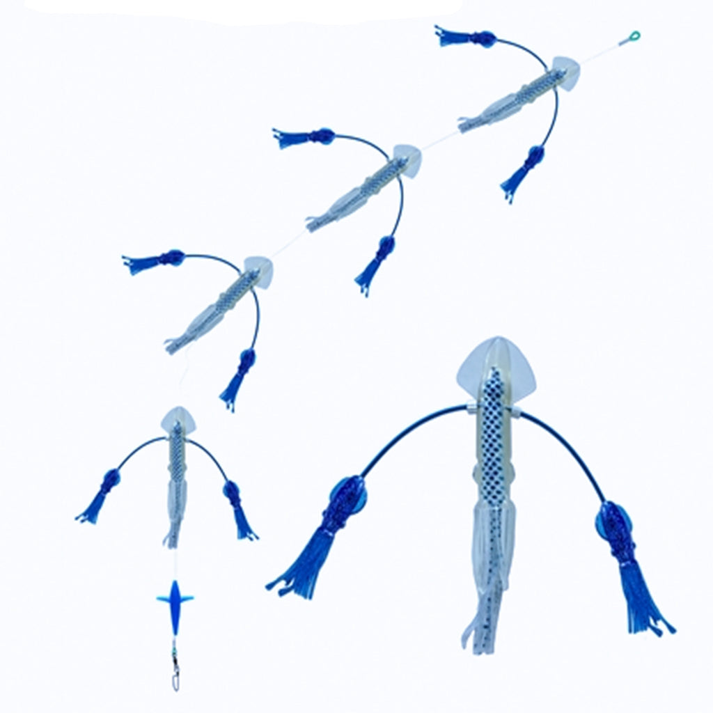 lobo-sportfishing - SquidNation Long Tail Flippy Floppy Thing Tuna Marlin Magnet - SquidNation - 