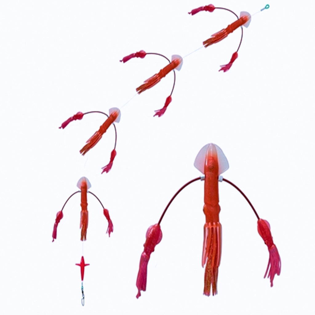 lobo-sportfishing - SquidNation Long Tail Flippy Floppy Thing Tuna Marlin Magnet - SquidNation - 