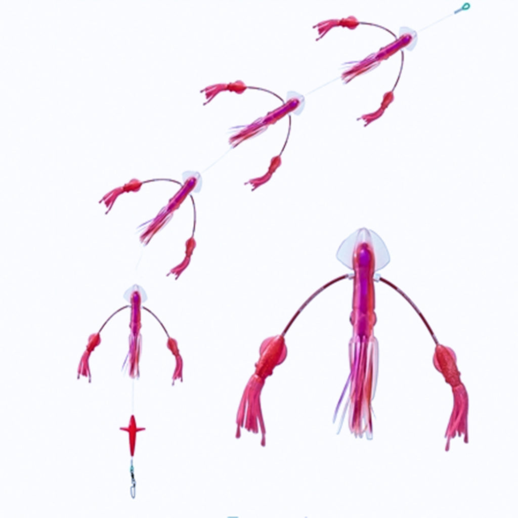 lobo-sportfishing - SquidNation Long Tail Flippy Floppy Thing Tuna Marlin Magnet - SquidNation - 