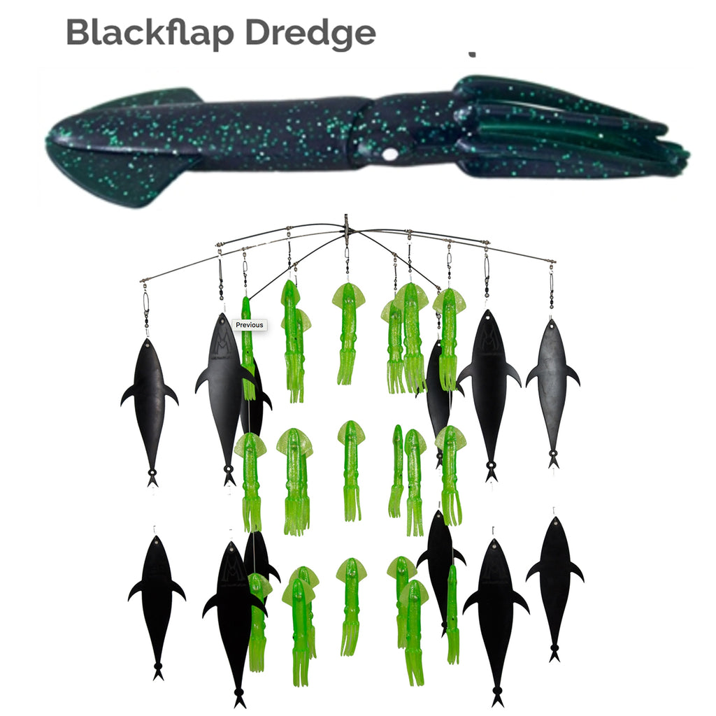 lobo-sportfishing - SquidNation Blackflap Squid Dredge - Squidnation - 