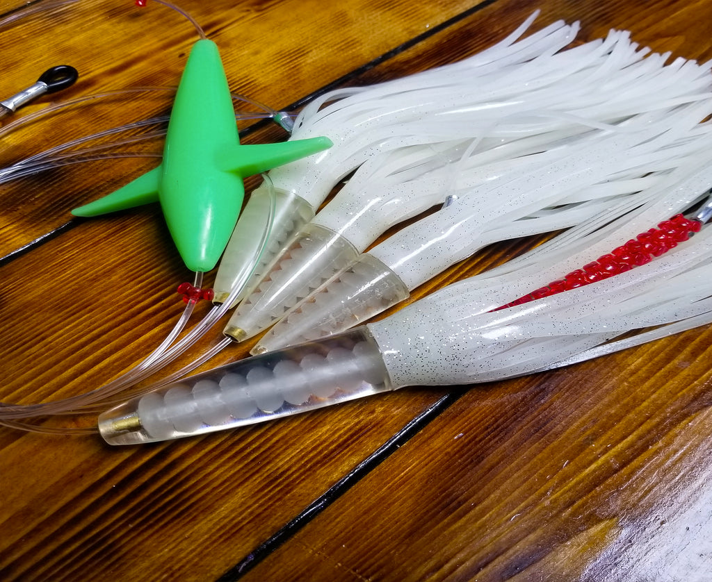 lobo-sportfishing - Lobo Lures #212 Super Glow Tuna Smacker Bullet Lure Splash Daisy Chain - Lobo Lures - Daisy Chains