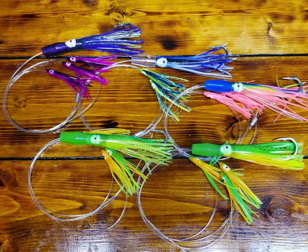 lobo-sportfishing - Lobo Lures #211 Micro-Typhoon Tuna Squid Daisy Chains - Lobo Lures - Daisy Chains