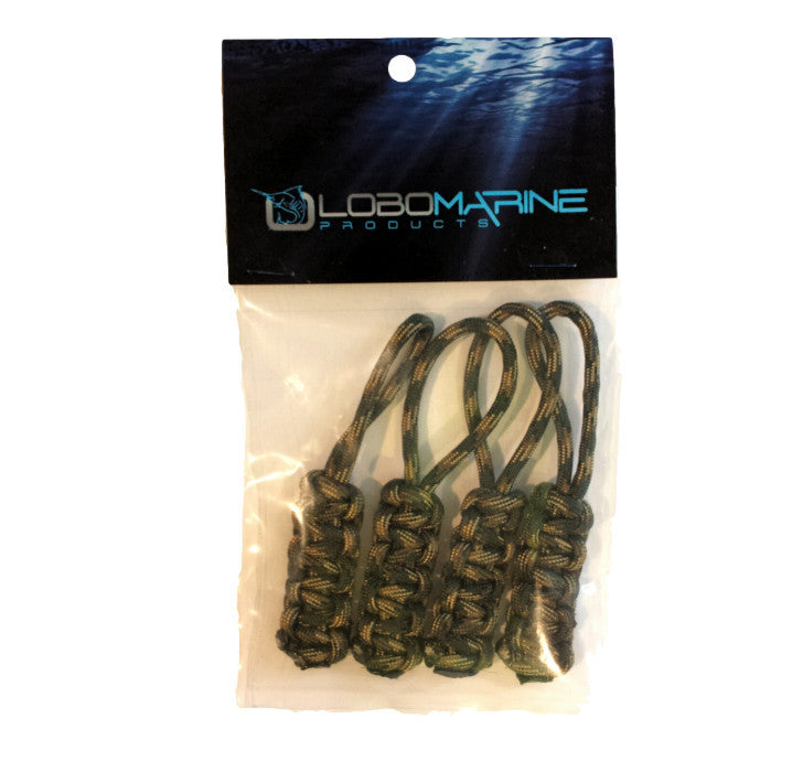 lobo-sportfishing - Lobo Lures Jeep and Boat Enclosure Paracord Zipper Pulls 4 & 10 Pack - Lobo Marine Products LLC. - Apparel