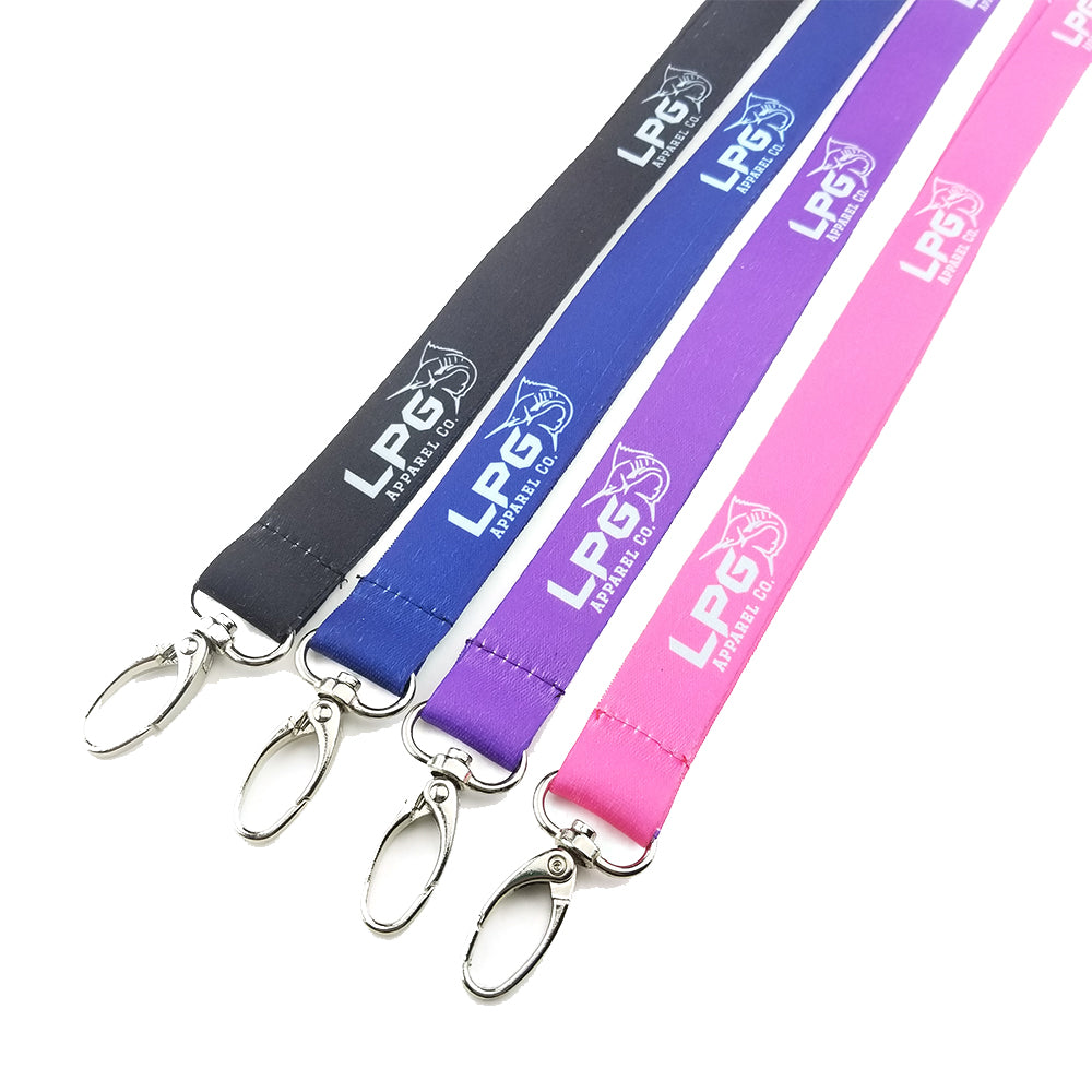 lobo-sportfishing - LPG Apparel Co. Southern Marlin Skeleton Fishing Style Keychain Badge Lanyard - LPG Apparel Co. - Lanyards