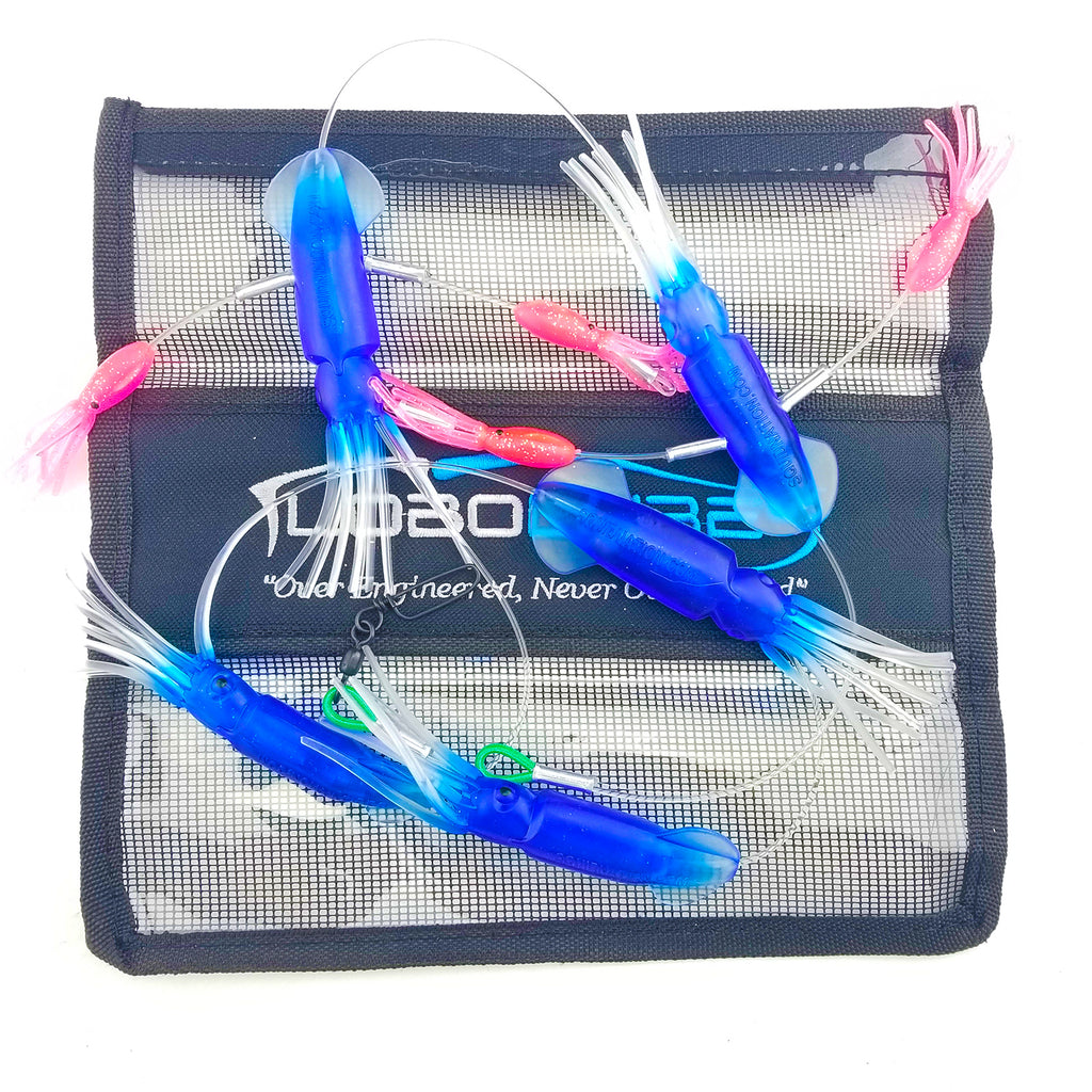 SquidNation Game  Gamefish Mini Tuna Flippy-Floppy Thing Daisy Chain Marlin Fishing Lure, Marlin Lures, Tuna Lures