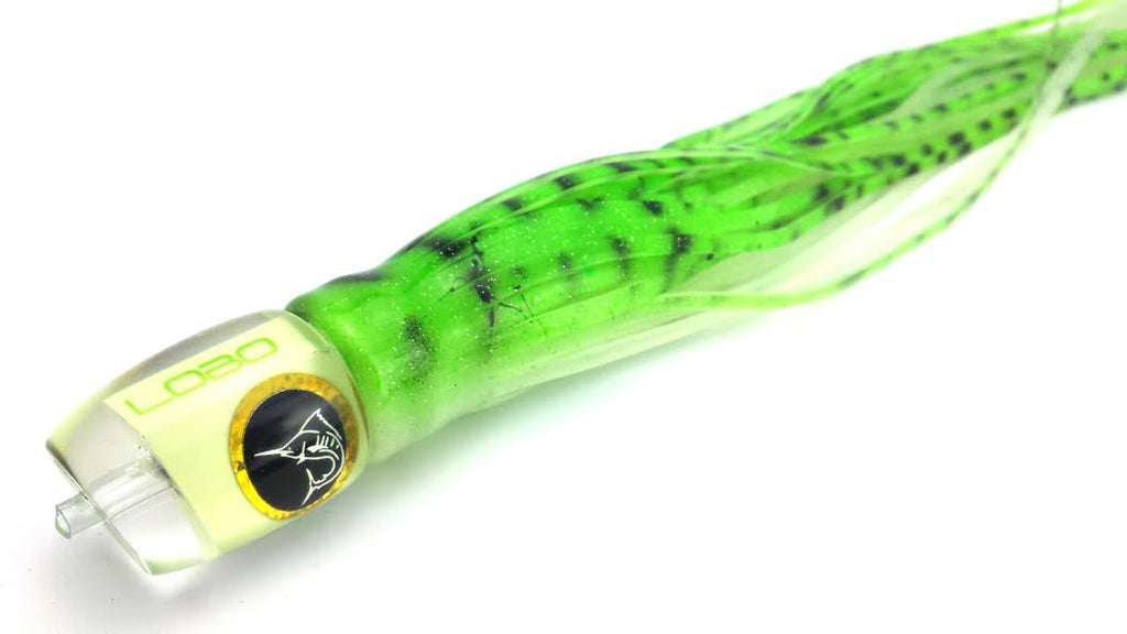 Lobo Lures Pelagic Magic Super Glow Trolling Lure, Tuna Lure, Tuna Lures, Bigeye tuna lure, big game trolling lures, Marlin lure, Super Glow trolling Lures, Black Bart Lures, Santos Lures, TN TACKLE LURES